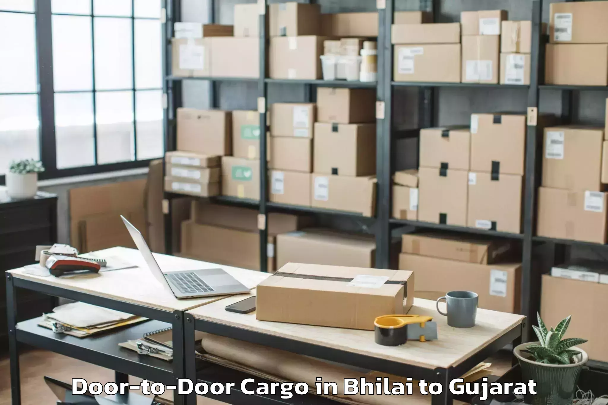 Reliable Bhilai to Valod Door To Door Cargo